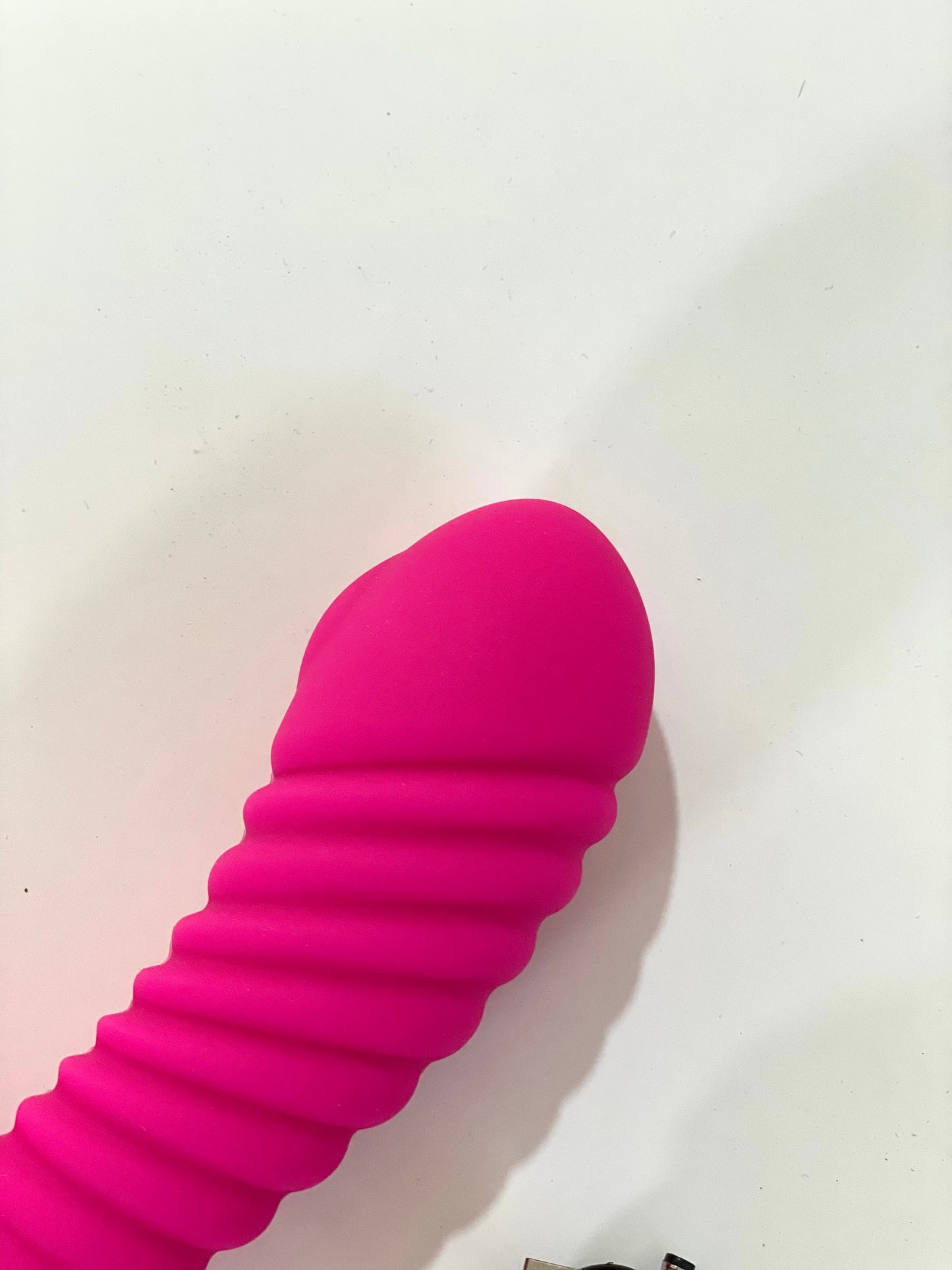 Dildo honey pink vibrador + estimular de clítoris
