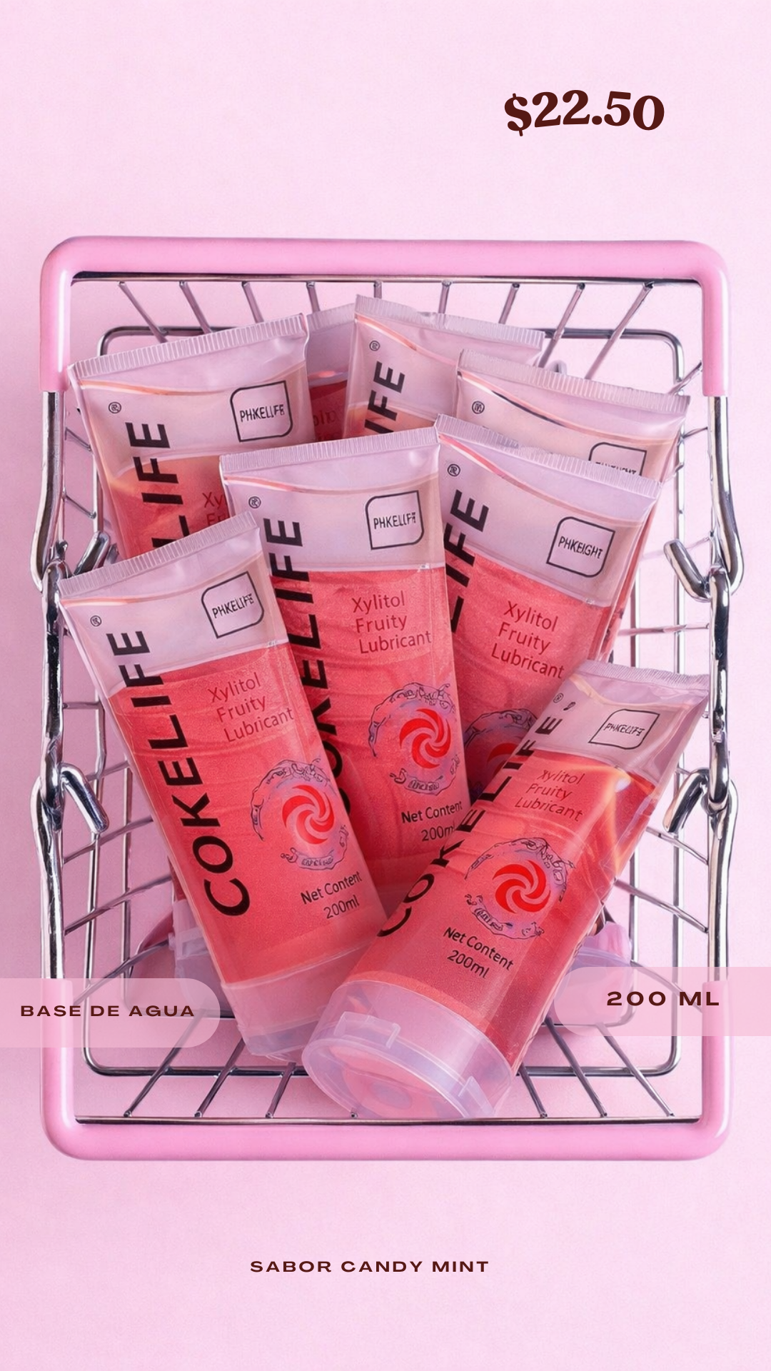 Lubricante candy mint 200ml