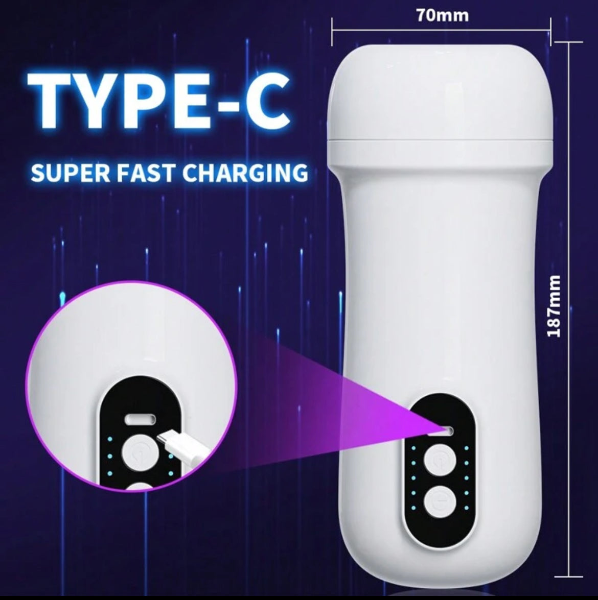 Masturbador masculino automático ice toy (manejo bluetooth)