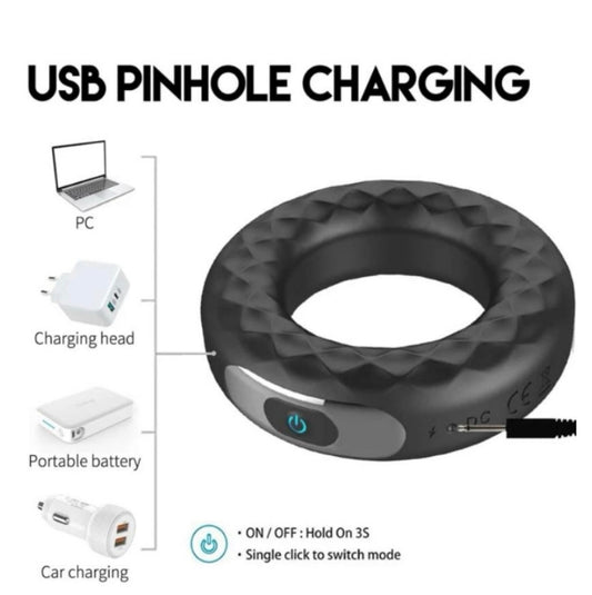 Anillo retardante con vibrador