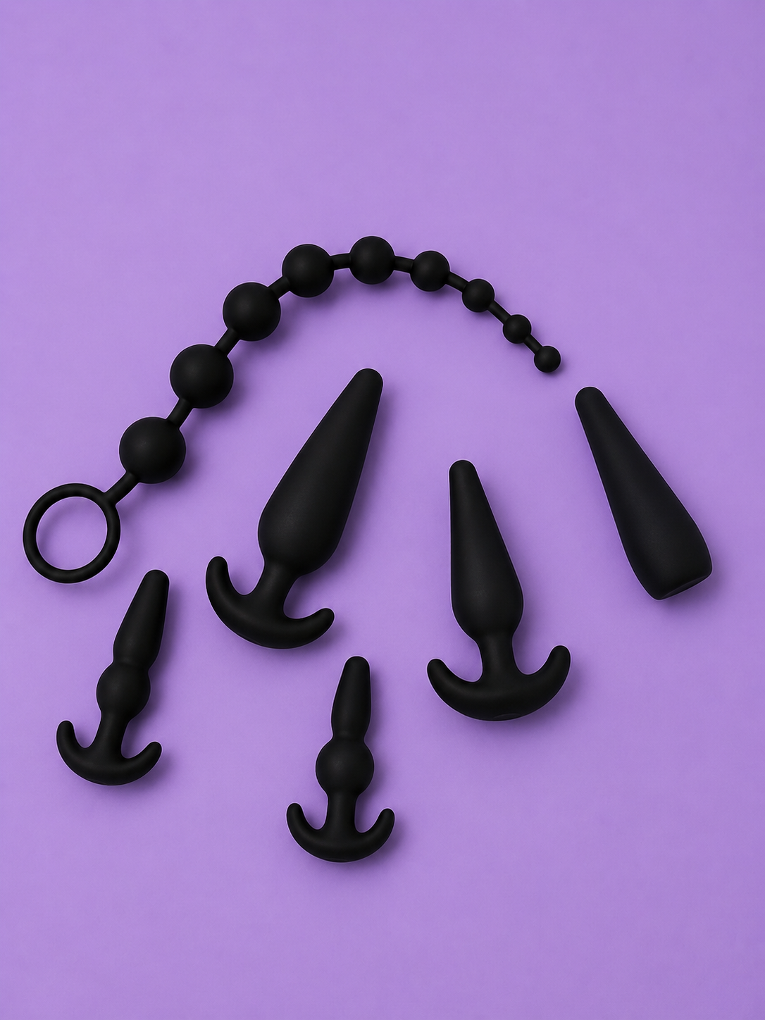 Set de 6 plus de silicona flexible