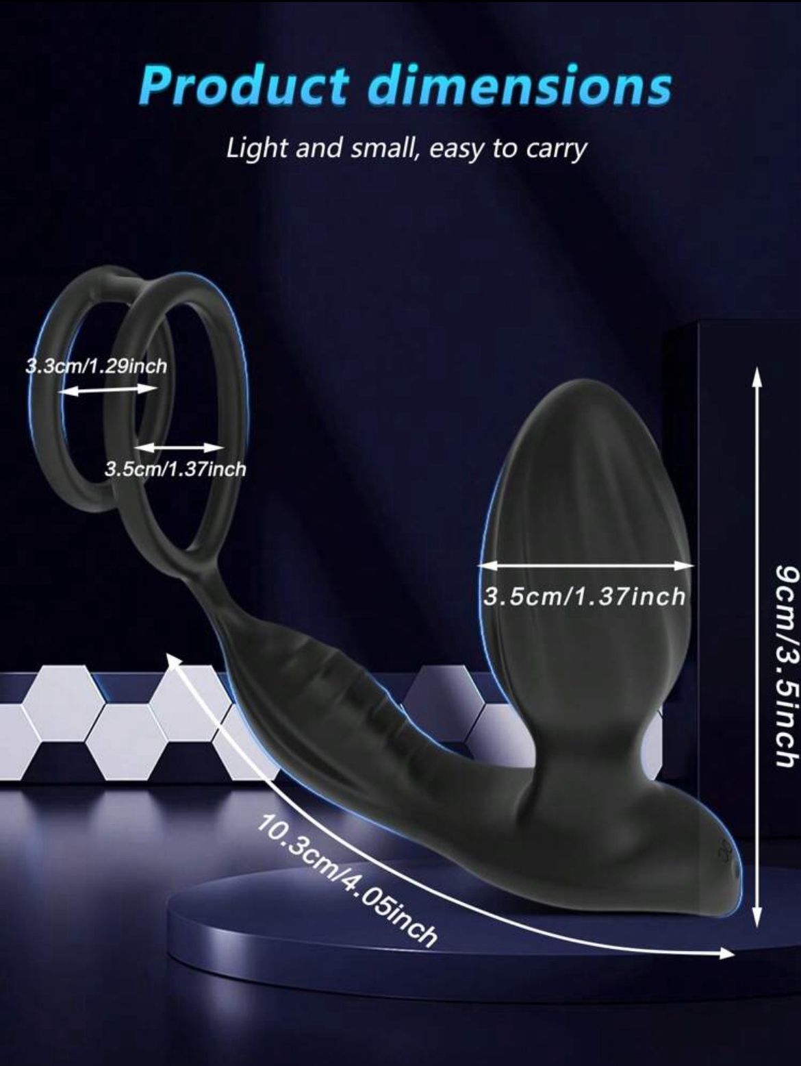 Retardante + plug gay con vibrador ( Bluetooth )