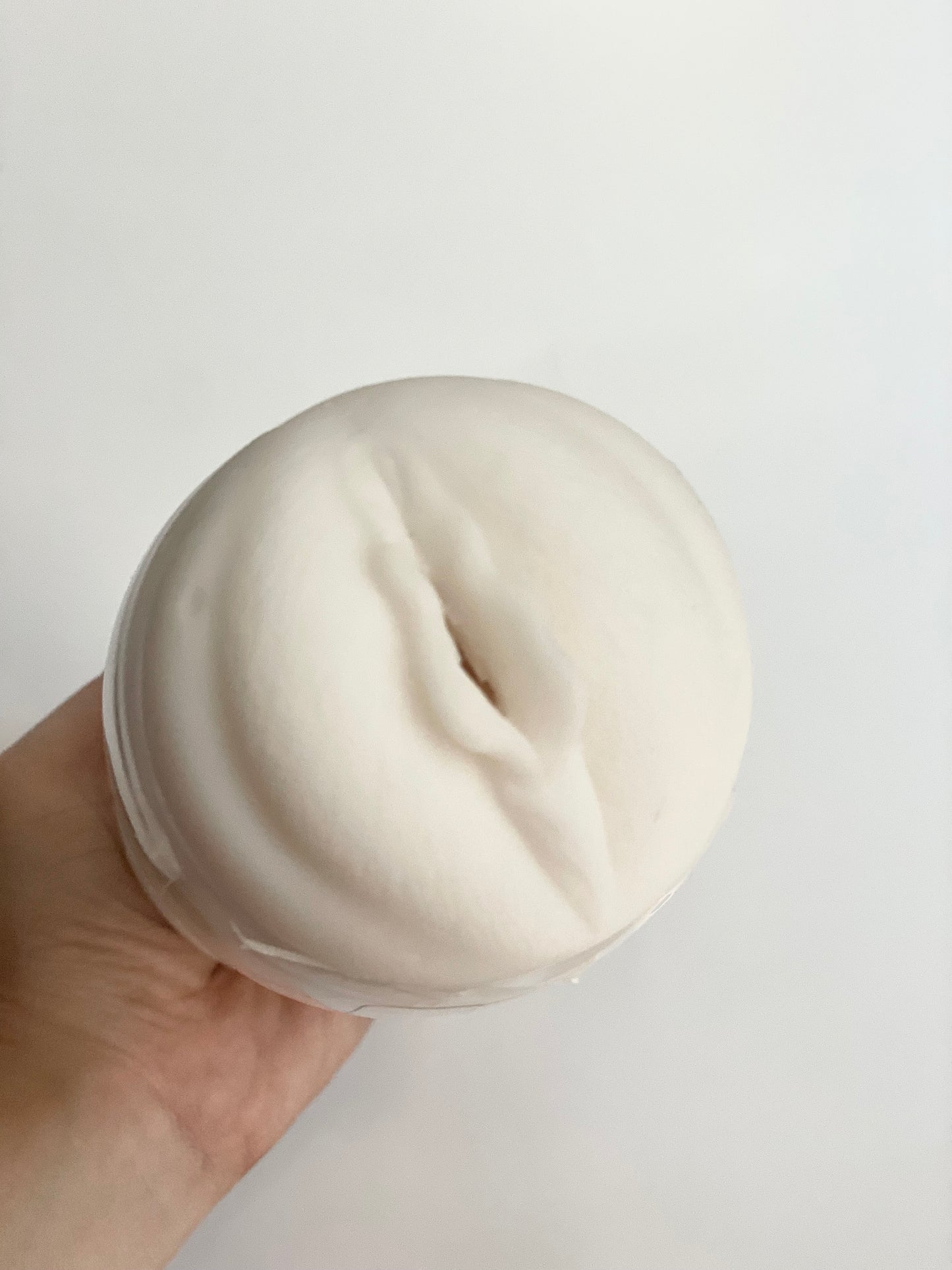 Copa masculina eléctrica recargable de vagina color blanco