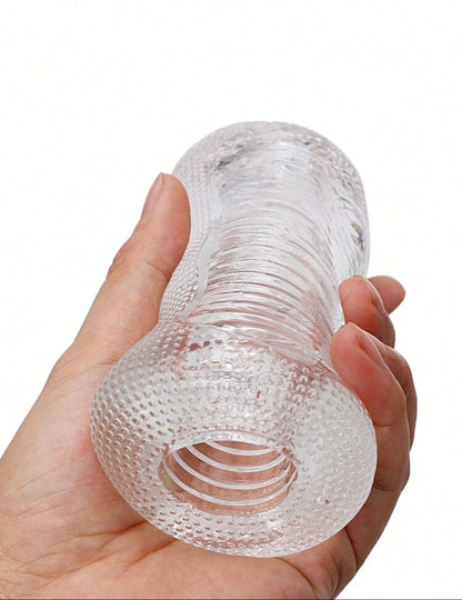 Copa jelly manual para masturbación masculina transparente