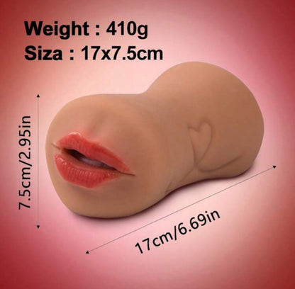 Masturbador doble (boca + vagina)
