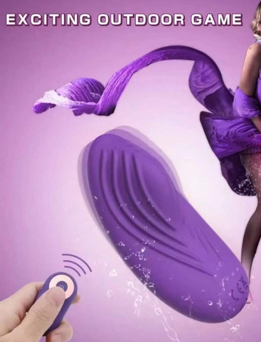 Vibrador purple in love con control remoto