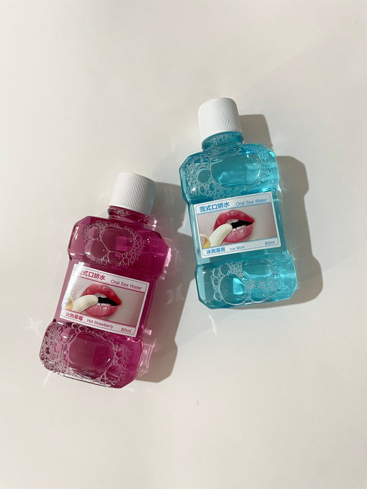 Líquidos para sexo oral (frío y caliente) paquete de dos.