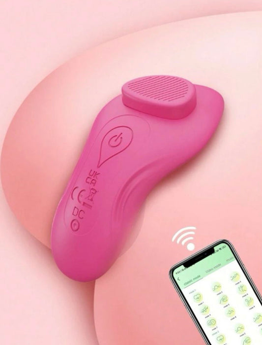 Vibrador de pantie a control bluetooth fucsia