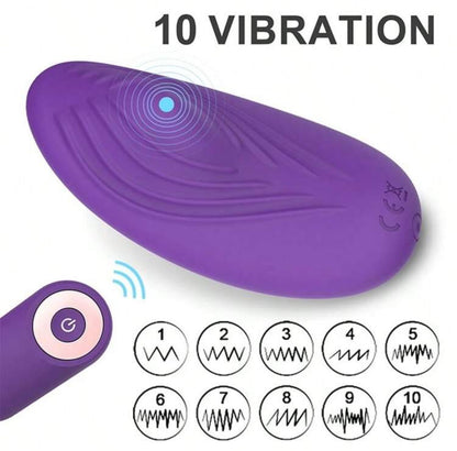 Vibrador purple in love con control remoto