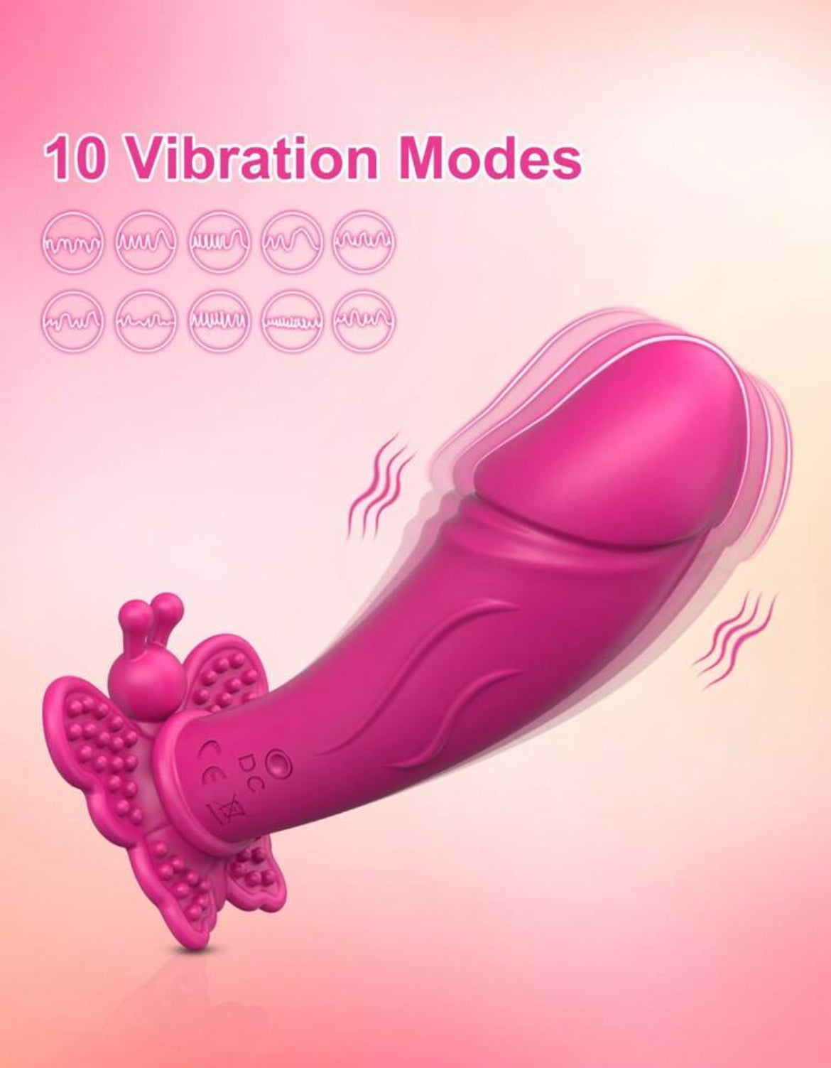 Butterly vibrador mini dildo