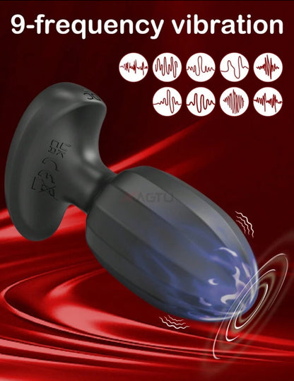 Plug anal bluetooth + vibrador