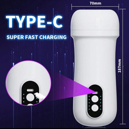 Masturbador masculino automático ice toy (manejo bluetooth)