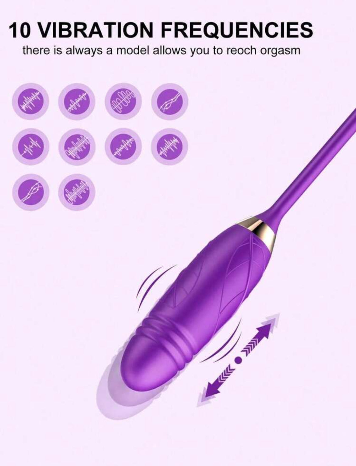 Flor 3 en 1 (vibrador, dildo, y lengua sexo oral) color grappete