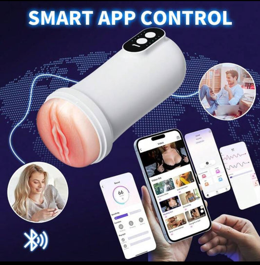 Masturbador masculino automático ice toy (manejo bluetooth)