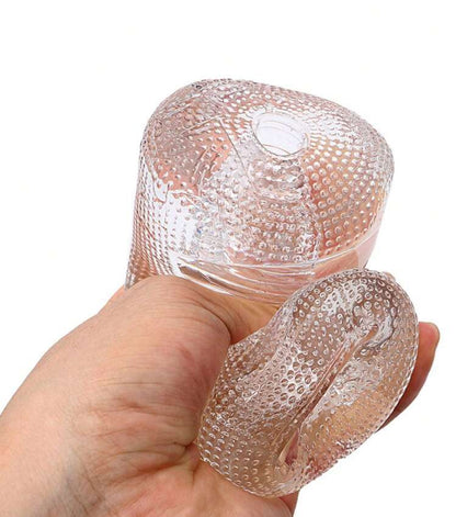 Copa jelly manual para masturbación masculina transparente