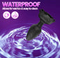 Plug flor vibrador a control remoto de silicona