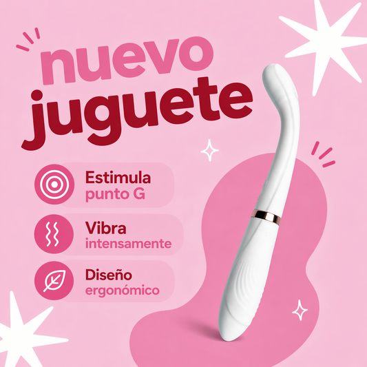 Estimulador punto G color nieve