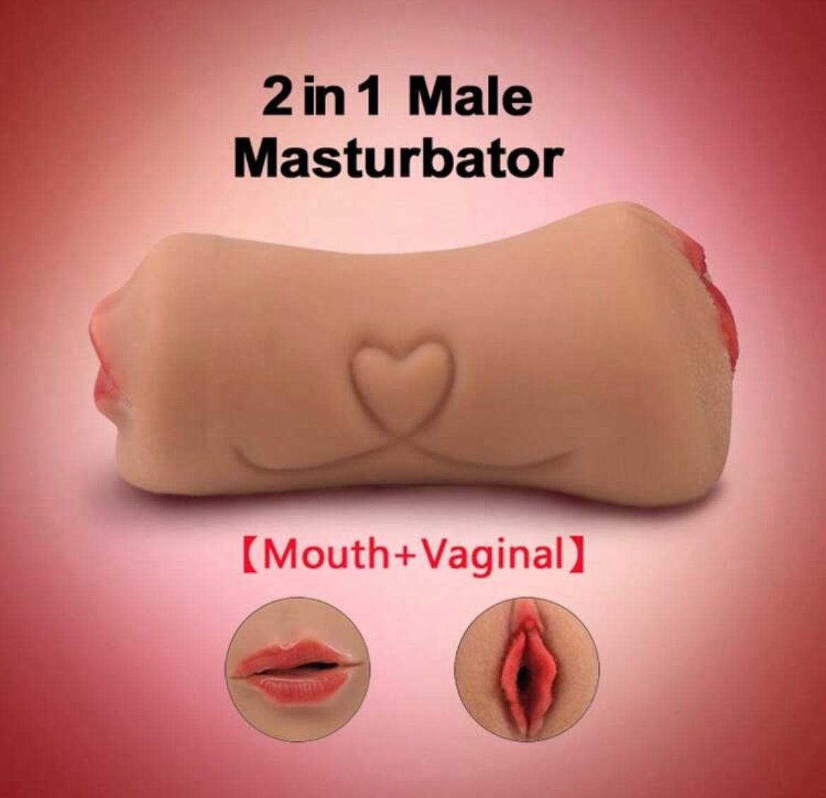 Masturbador doble (boca + vagina)