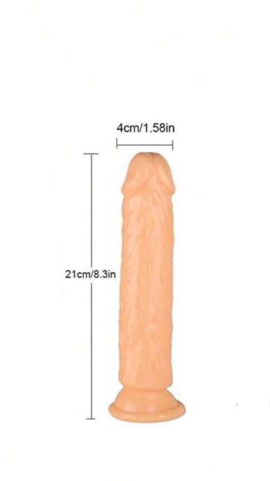 Arnés + dildo nude grueso de 21cm x 4cm