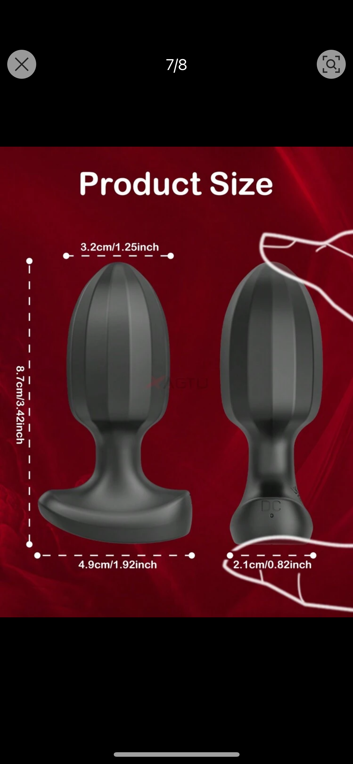 Plug anal bluetooth + vibrador