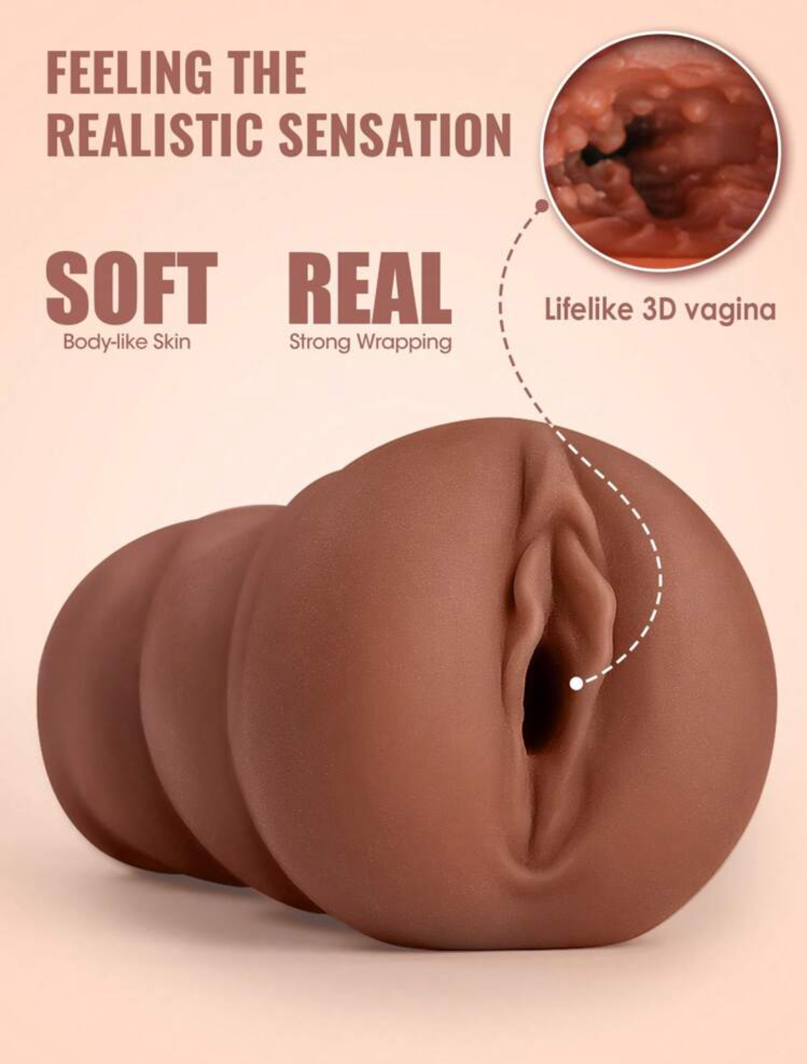 Masturbador masculino vagina (morena)