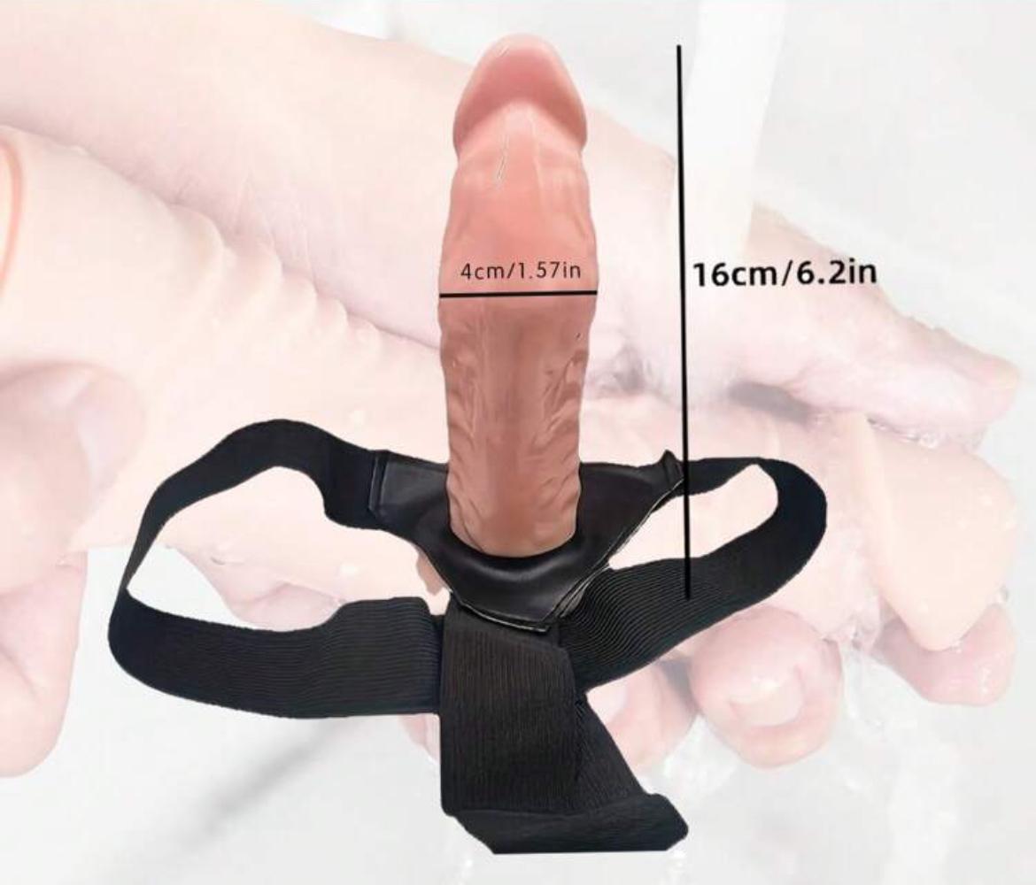 Arnes + dildo nude (16cm)