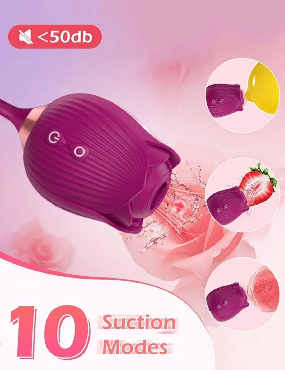 Flor de succión + vibrador