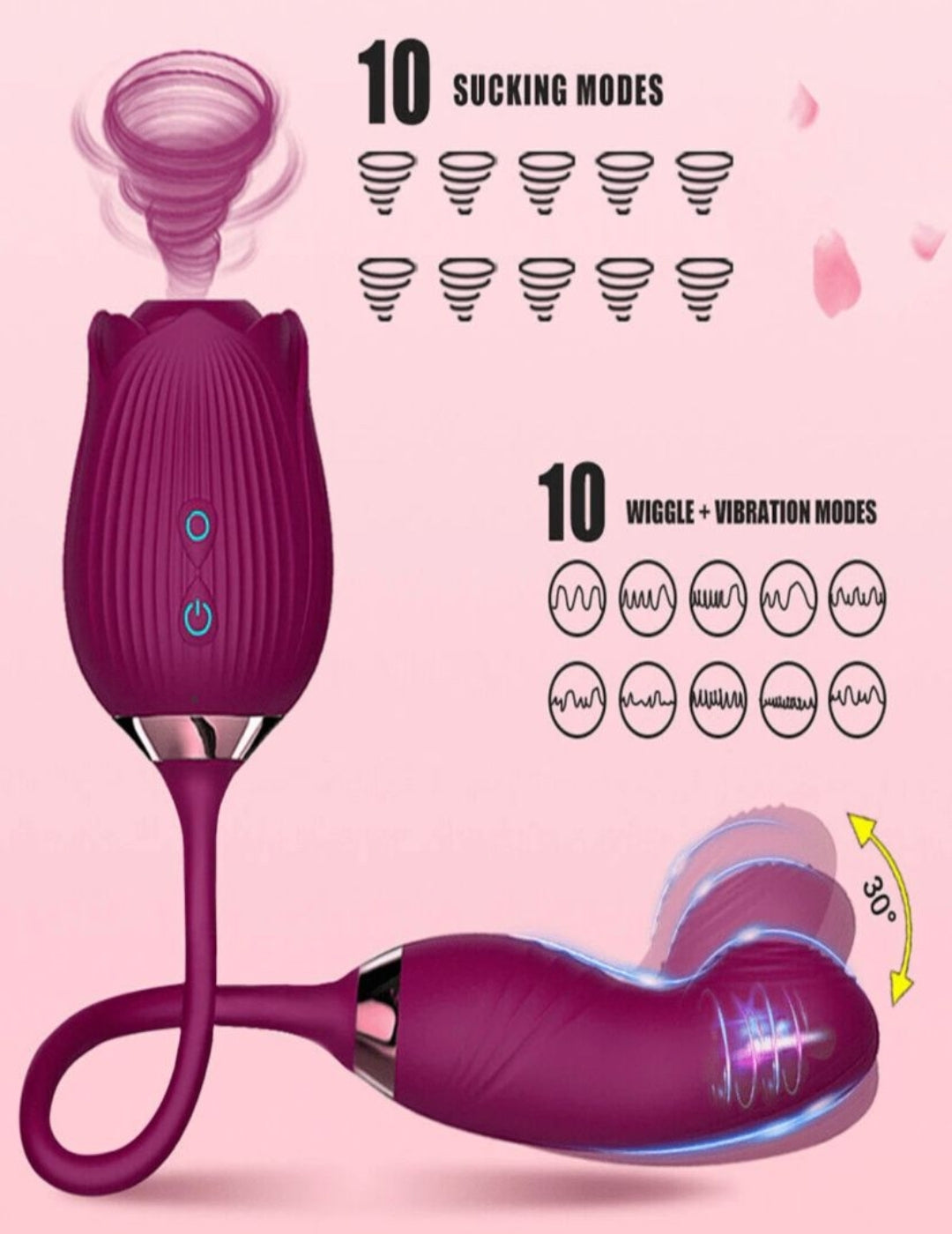 Flor de succión + vibrador